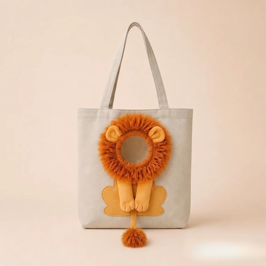 Lion Shaped Cat Carrier Bag