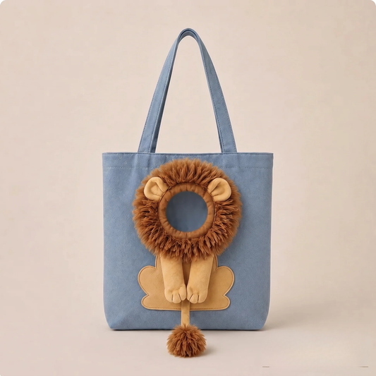 Lion Shaped Cat Carrier Bag